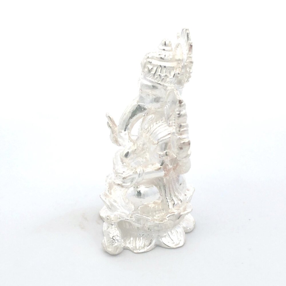 Silver Ganesha Murti-224527 - Image 2