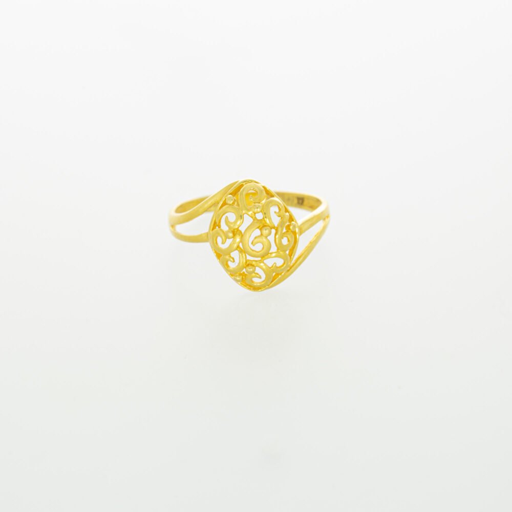 Exquisite Gold Ring Design For Women-223895