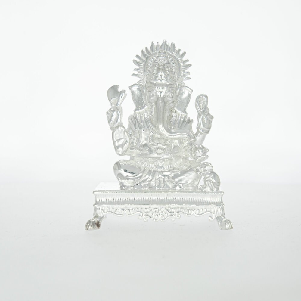 Silver ganesha idol-181211