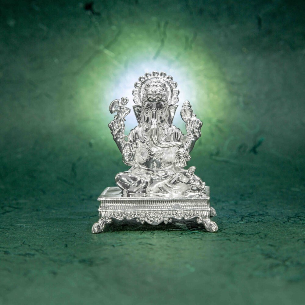 silver Ganpati Murti-220354