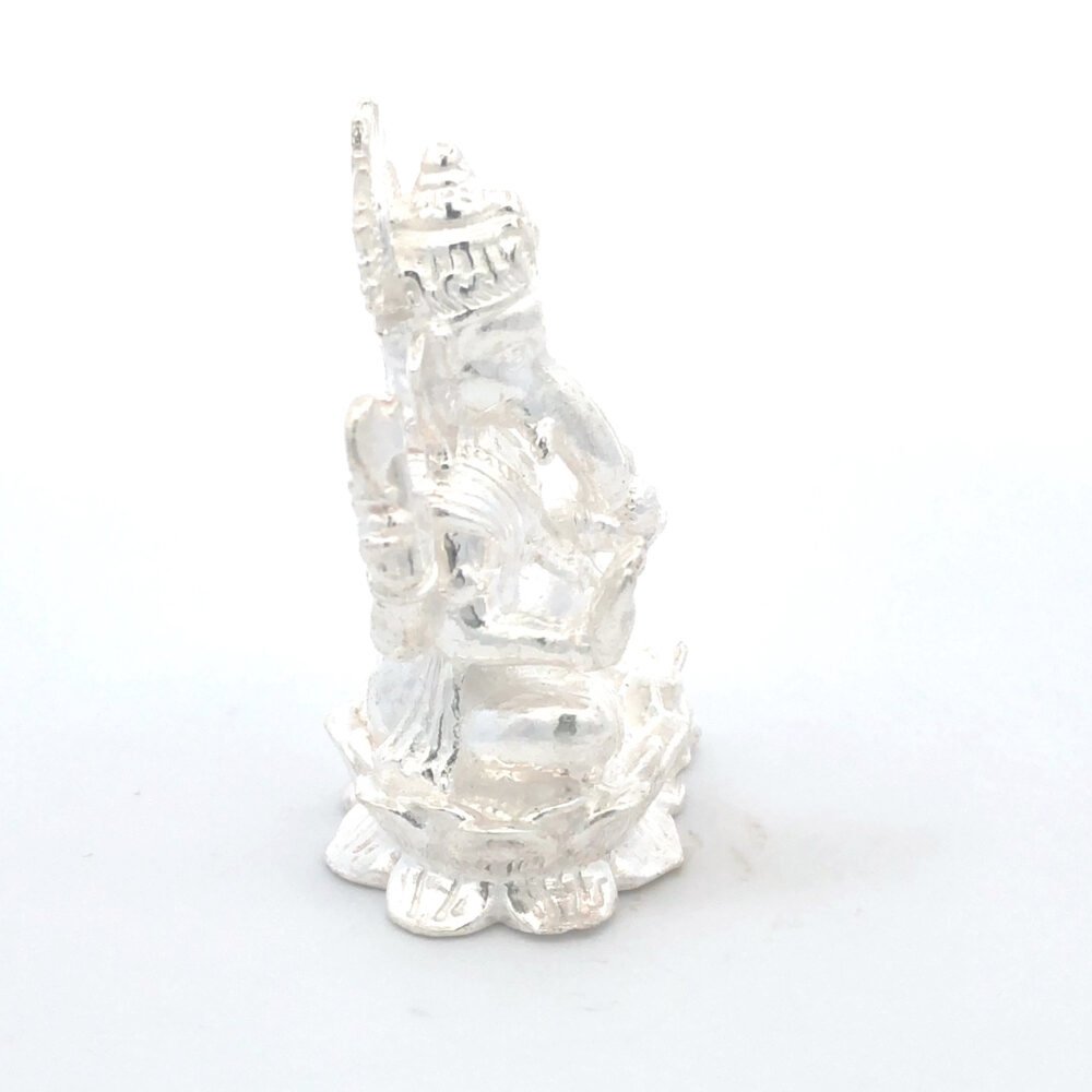 Silver Ganesha Murti-224527 - Image 3