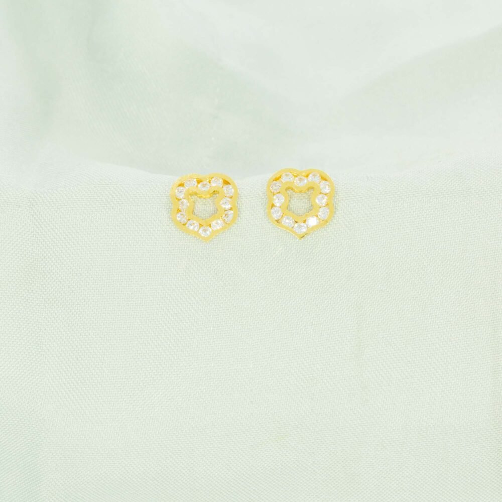 18kt Gold Stone Studded Tops-222165