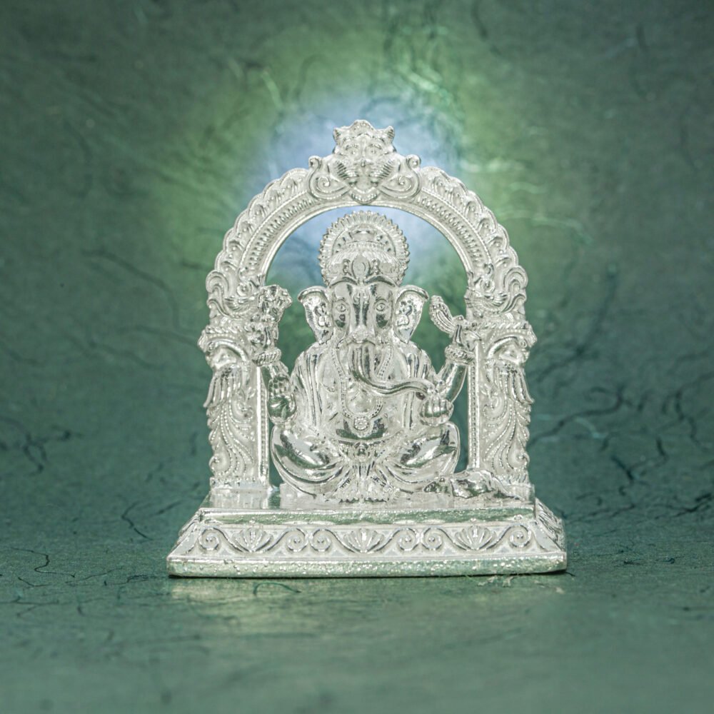 Ganpati Bappa Silver Murti-219929