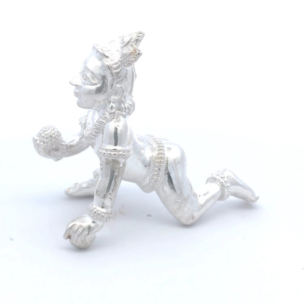 Pure Silver  Bal Krishna Idol-224746 - Image 2