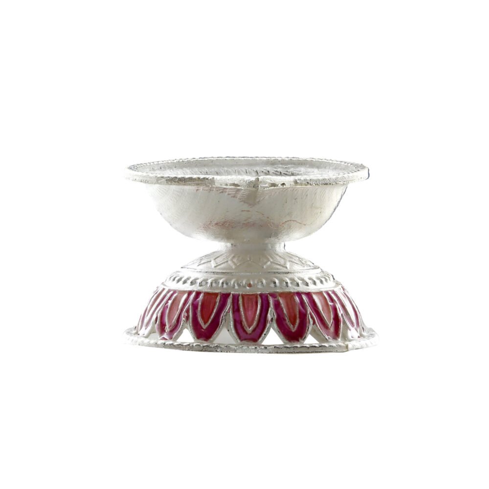 Silver fancy diya for gifting-207377