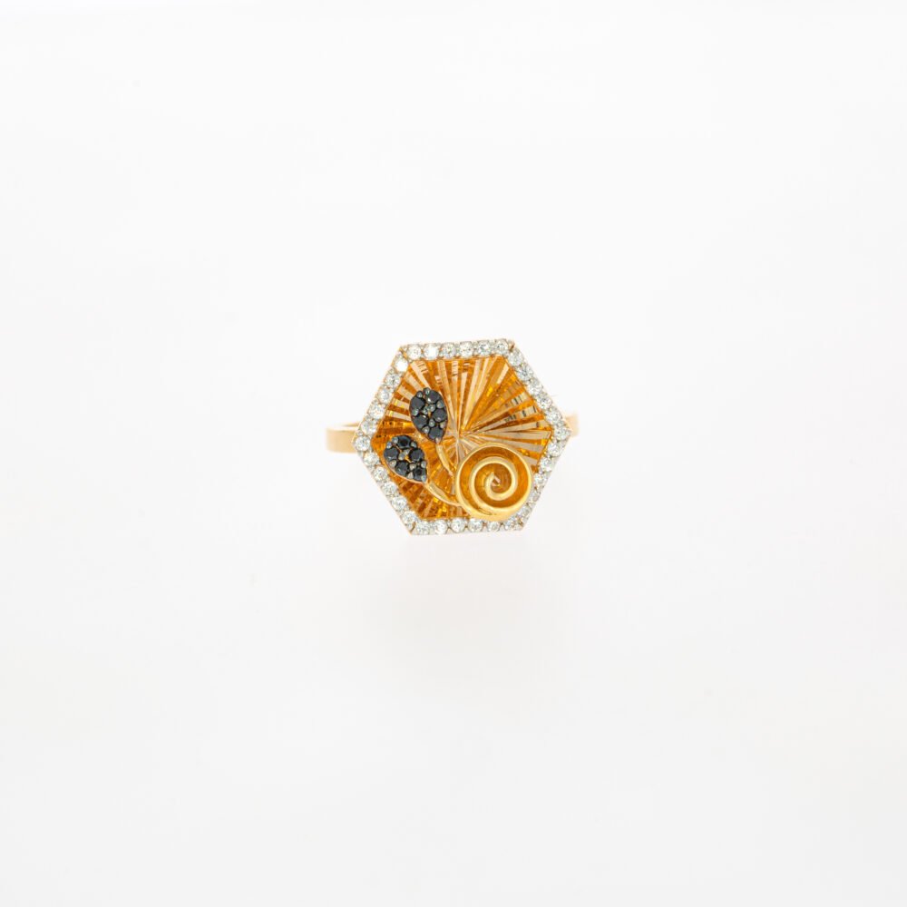 Rose gold 18kt beautiful ring-223962