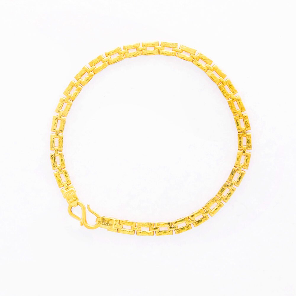 Delightful 22Karat Gold Bracelet For Men-209841